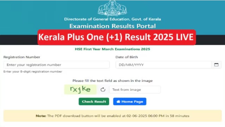 Kerala DHSE Plus One Result 2025 Declared: Pass Percentage Drops